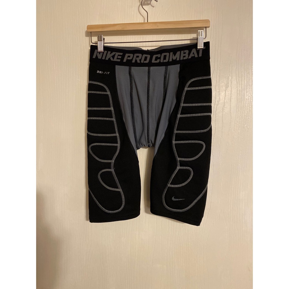 Nike Pro Combat MLB Authentic Collection Padded Slider Shorts Mens XL Black 0672